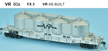 SDS Models: Victorian Railways: FX / VPFX: Bulk Flour Wagon: VR 60's: Single Pack FX3