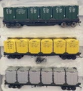 FME with LCL Container Flat wagon Pack E NSWGR - NEW - Austrains Models