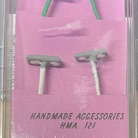 HMA 121 Pack of 4 'Miniature' Reed Switch Inserts Suitable for Curved Track all Scales