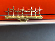 #013: Star Brake Wheels - Large for Bogie Goods Wagons (8) - Ozzy Brass