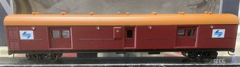LHY 1617 DEEP INDIAN RED with NAVY ROOF with 2CM bogies NSWGR.  Casula Hobbies RTR