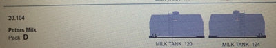 ICX Containers SDS Models: NSWGR: Peters Milk; Containerized milk tank; Twin Pack D #20-104