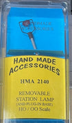 HMA 2140 Removable Station Lamp (and plug in base) HO HAND MADE ACCESSORIES.
