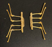 O Scale #25 AIR HOSE  O Scale  LOCOMOTIVE Air Hoses (8)   Ozzy Brass