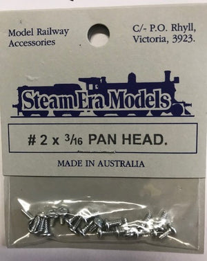 Steam Era Models -M2 - #2mmx5mm pan hd screws(20)