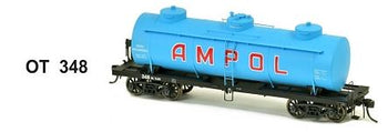 TANK OT 348  AMPOL: Vic Railways: 10000 Gallon Rail Tank Car: Single Pack: Ampol OT 348 SDS Models