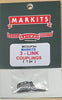 3-LINK COUPLINS WITH SPRING (1PR) MARKITS * MCOUP3m