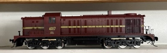 40 Class 4018 Locomotive Diesel 4018 INDIAN RED DCC with Sound Eureka Models