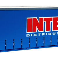 02. 40' Curtain Sided Containers #40CS-02 On Track Models: INTERLINK DISTRIBUTION SERVICES Seapak Blue (2 PACK)