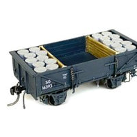 IMF 06 - 44 Gallon Oil Drum Loads (1) to suit SDS Models "SO" 4 Wheel Wagons Includes Decal by InFront Models HO -