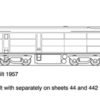 44 Class Co-Co Nose Cab Goodwin HO Data Sheet drawing NSWGR locomotive