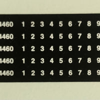 44 Class HEAD BOARD LOCOMOTIVE NUMBERS #44HBN : Ozzy Decals: