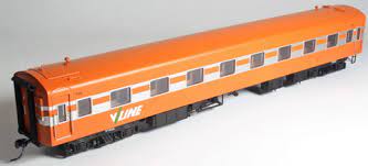 PC-450A Powerline S-Type Carriage (Broad Gauge) #210AS V/Line Tangerine (Silver-Ribbons)