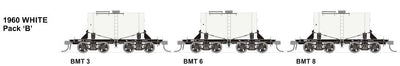 BMT SDS Models: NSWGR: BMT Milk Tank Car: 1950's White with DAIRY FARMERS MILK  on side of the tank Pack B