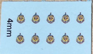 002 Railway Crest of Eddy Commissioner of NSWGR - 4mm Ozzy Decals