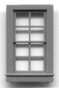 GRANDT LINE - #5030 -  8 PANE WINDOW 27"X48" HO