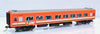 PC-525B- Powerline Z-Type Carriage #272BZS Economy-Class V/Line Tangerine with Green/White-Stripes