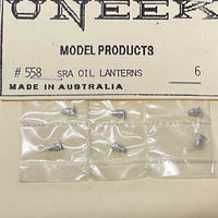 558 Uneek 558: HO Gauge Railway: Accessories: SRA Oil Lanterns 6