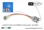 ESU 59220 - 	LokPilot 5 Fx DCC, 8-pin NEM652, gauge H0 & 0