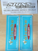 061 HO DECAL for Yalumba Wines Billboard - SOAK