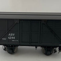 ABV Pk1 Boarded Casula Hobbies RTR  : NSWR ABV Arnott’s Biscuit Van with GREY BOARDED SIDING : 3 Vans : Grey ABV 758, Grey ABV 4831, Grey ABV 6244 (In Stock Now). *