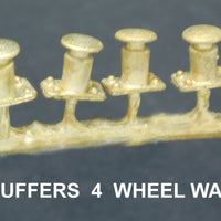 Buffer #66 Buffers four wheel good's wagons Detailing parts, Ozzy Brass -
