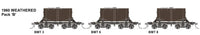 BMT SDS Models: NSWGR: BMT Milk Tank Car:  MIXED PACK BLACK,GREEN,SILVER *