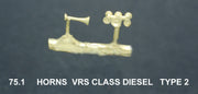 Air Horn V.R. #75.1 - Vic-Railways -Air Horns- S Class MK II Locomotives. Ozzy Brass