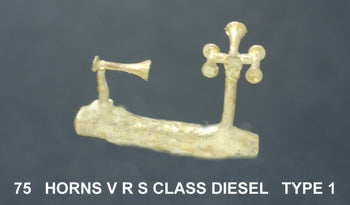 ODP 16 -Air Horns for Vic Railways Original - S Class Diesel locomotive. Ozzy Models