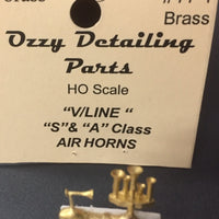 Air Horn V.R. #77.1 : Air Horns for V/LINE S Class & A Class Locomotive, Ozzy Brass