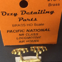 Air Horn 5 Cluster #78.1 HO: Air Horns for the NSWR / SRA / PN / NR Class Locomotive one set Air Horns, : Ozzy Brass