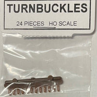 TICHY TRAIN GROUP #8021 HO Turnbuckles -  24 pieces