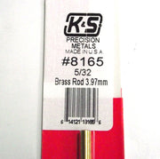 Brass Rod  #8165 5/32  (3.97mm) - K & S