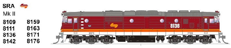 8111 Class DCC SOUND Mk II- SRA CANDY LOCOMOTIVE: SDS MODELS ^