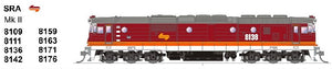 8111 Class DCC SOUND Mk II- SRA CANDY LOCOMOTIVE: SDS MODELS ^