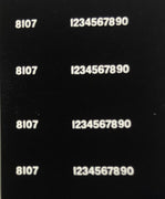 81 Class HEAD BOARD LOCOMOTIVE NUMBERS : #81HBN - Ozzy Decals: