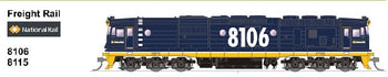 8115 Class  DC Freight Rail-National Rail Blue: SDS Models