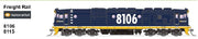 8115 SDS Models 8115 Class DCC SOUND "Freight Rail-National Rail Blu" LIVARY