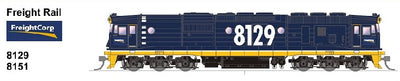 8129 SDS Models - 8129 Class  Freight Rail-FreightCorp Blue DC Non Sound
