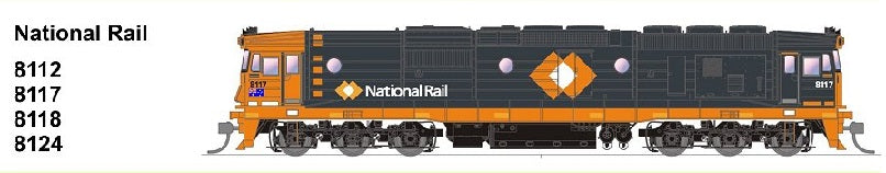 8117 Class DC National Rail LOCOMOTIVE: SDS Models