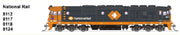 8124 SDS Models - 8124 Class National Rail - DC Non Sound