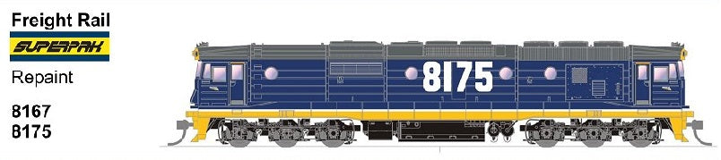 8175 DC SDS MODELS 8175 MK2 Class Freight Rail SUPERPAK  -  DC NON SOUND