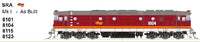 8115 Class DCC SOUND Mk I  AS BUILT SRA CANDY LIVARY : SDS MODELS