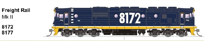 8177 SDS MODELS Sound 8177 Class Mk II Freight Rail Blue DCC Sound Version