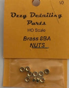8BA NUTS BRASS (Hexagon) QTY 10