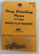 8BA WASHERS BRASS QTY 10