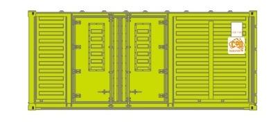 SDS Models: Pack D : VC COD TRANSPORT Container 20' : Each pack has three individually numbered containers 11