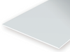 EVERGREEN-9020 Plain 3 x  .020 thick (0.5mm) white polystyrene 300 mm x 155 mm sheet. (3 sheets) EVERGREEN
