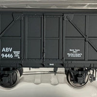 ABV Pk3 Masonite Casula Hobbies RTR : NSWR ABV Arnott’s Biscuit Van with MASONITE SIDING IMPERIAL :  3 Vans. : Grey ABV 9446, Grey ABV 4433, Grey ABV 8797   NOW IN STOCK. *