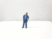 Andlan Models -UNPAINTED  Casual Driver Standing Leaning Out  HO Scale (D15-87)